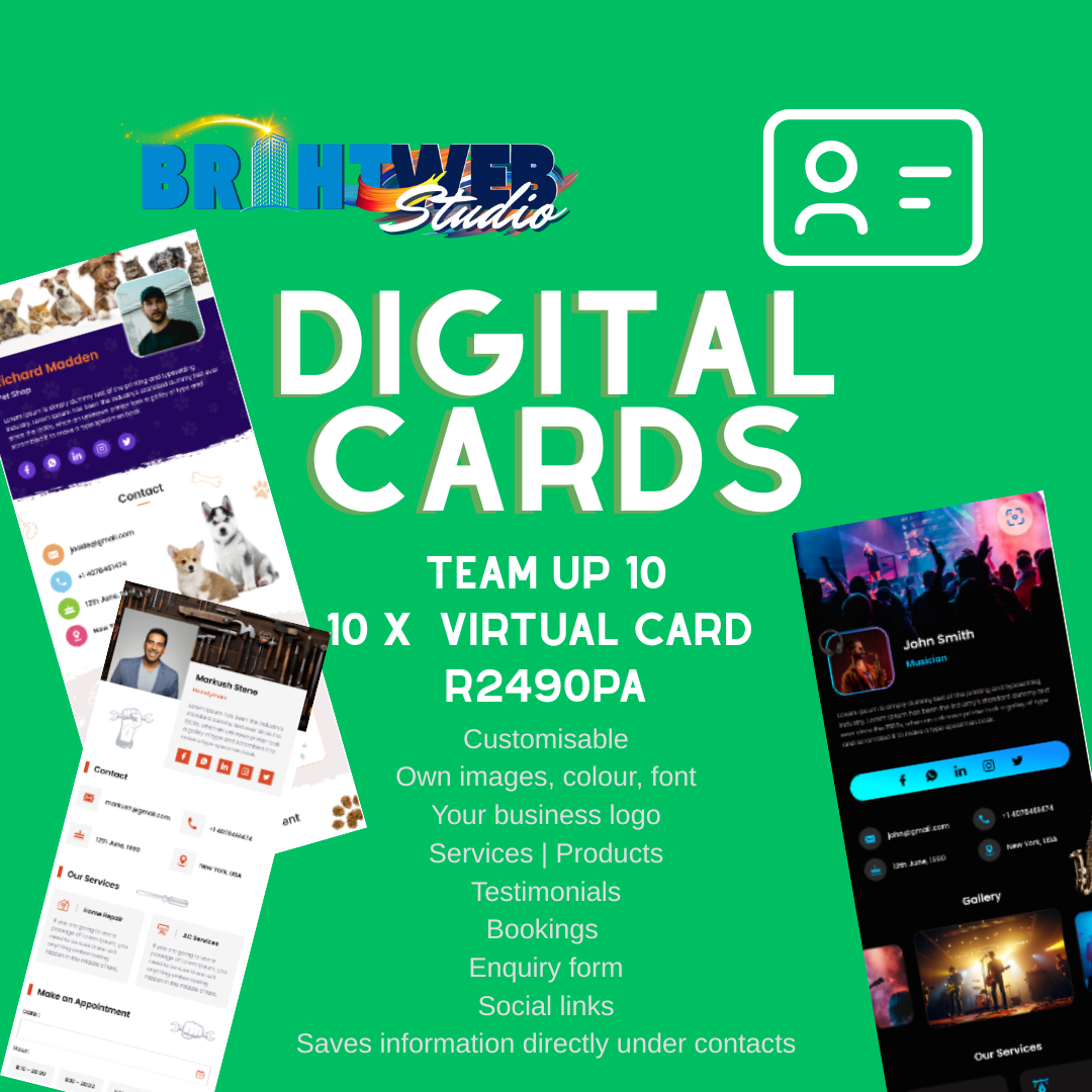 Digital Card TeampUp 10